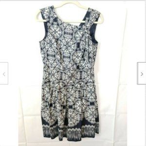 Robbie Bee Printed Fit & Flare Dress